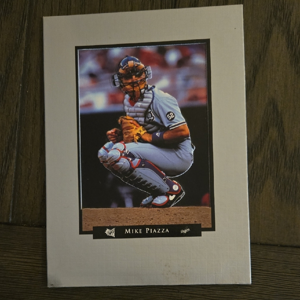 Vintage 1995 Premier Edition Mike Piazza, Super Slam Baseball Trading Card.